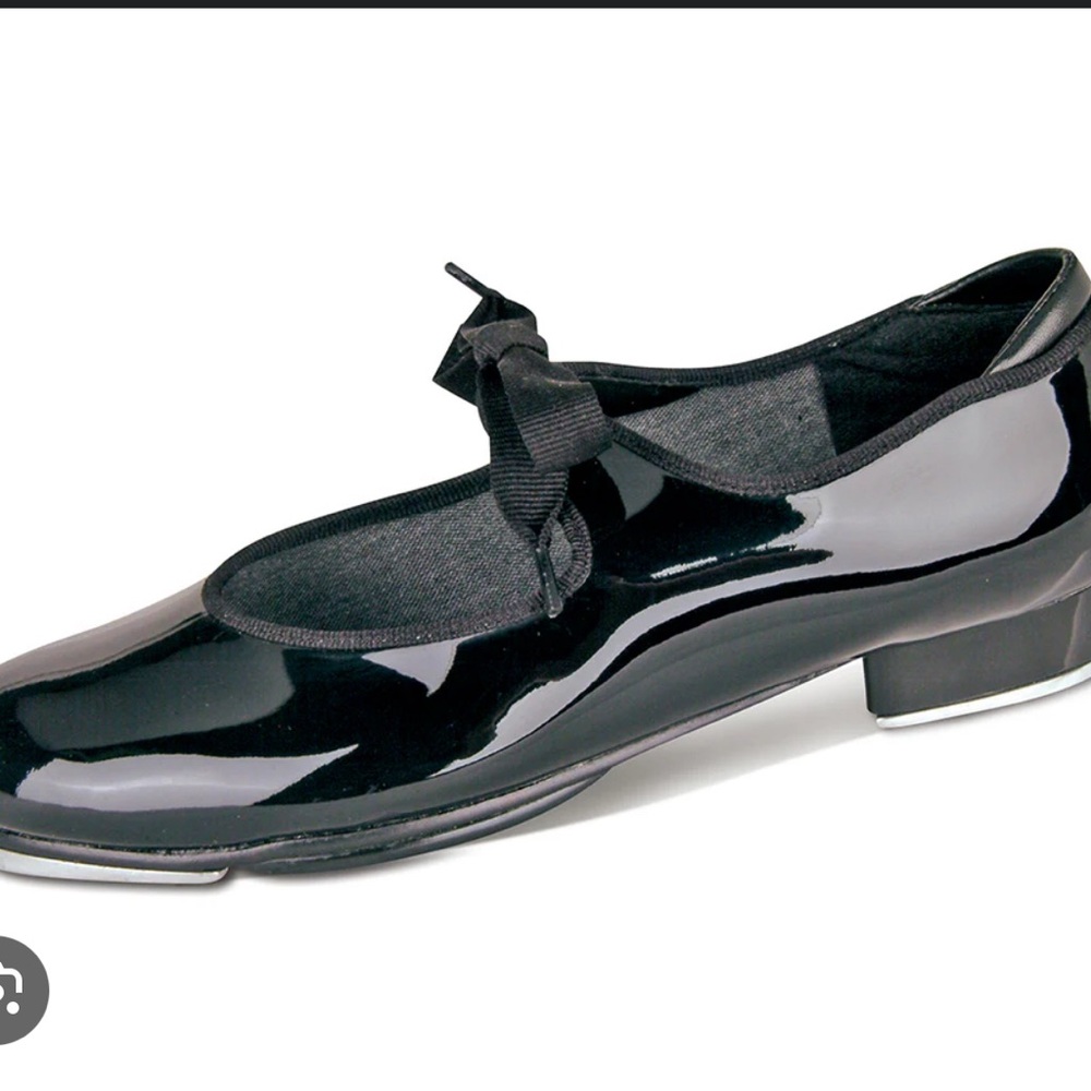 BNIB Black Patent tap shoes